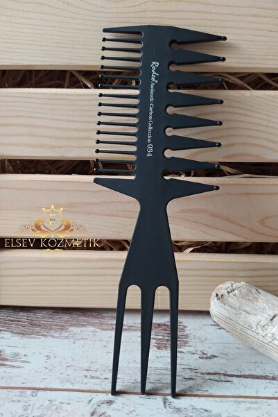 RODEO Antistatik Karbon Tarak 034 Elsevkozmetik