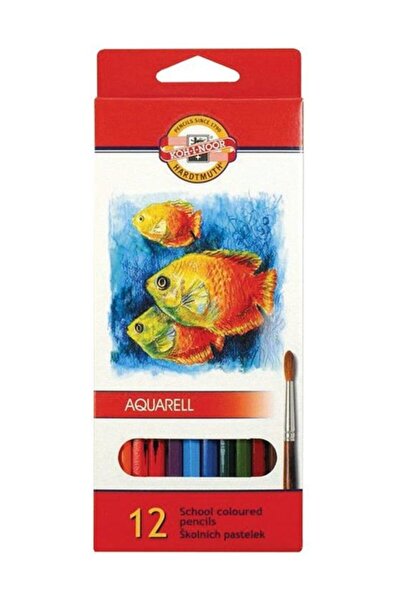 Koh-i Noor Aquarell Pencil Sulu Boya Kalemi Balık 12li 3716