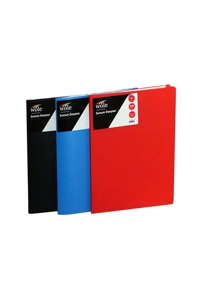 Önder Wole 20-Piece Presentation File Blue