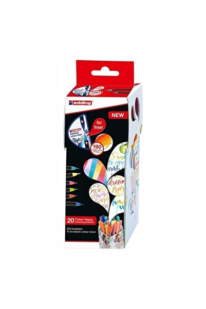 Genel Markalar Marka: Brush Pen 20 Renk Set Colour Happy Kategori: Boyama Seti