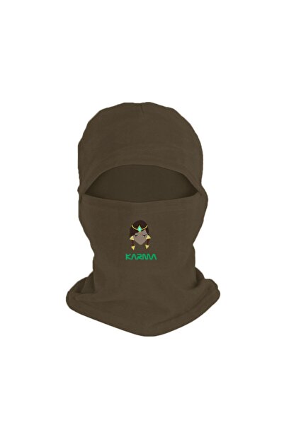 herotasarım Zimska Flis maska za sneg - Karma Štampano , crna Bll1802