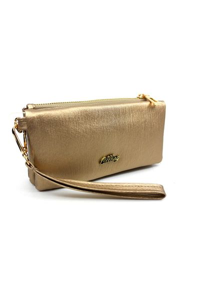 OLLBAG Γυναικείο διπλό πορτοφόλι από μαλακό δέρμα