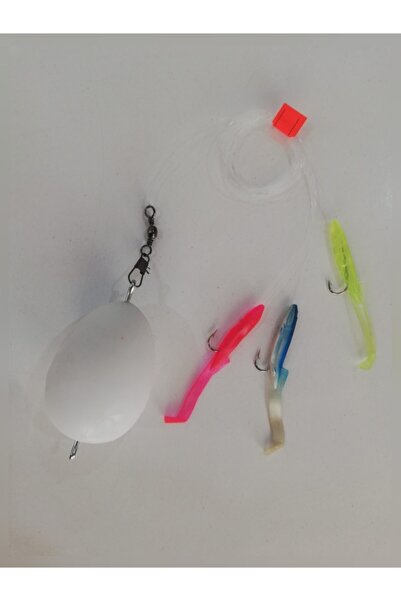 hobim Top Arkası Levrek-turna-baracuda Silikon Balık Seti