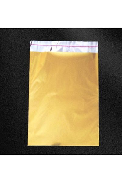 KENT Luxury Metalized Gift Bag with Tape Gold 20x35 cm 50 Pieces
