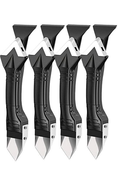 Buffer ® 4 Pieces 3 in 1 Tile Joint Silicone Scraper Scraper and Applicator Apparatus