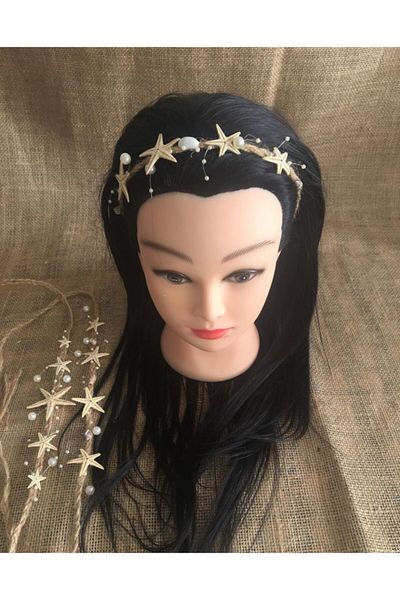 Yumak Dekor Grup Bridal Crown Maternity Crown Starfish Tied Crown Hair Band Buckle