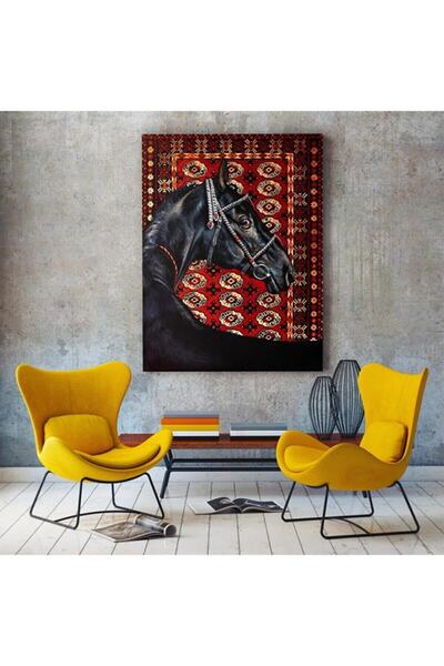 VeraStore At Resimli Kanvas Tablo