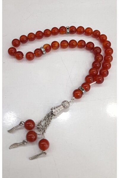 ceran aksesuar Set de 33 mărgele de rugăciune din piatră de agat cu ciucuri