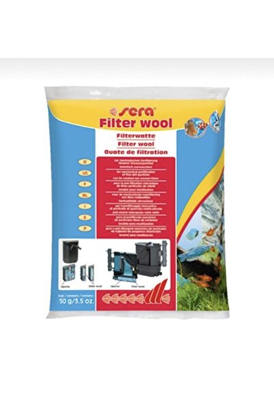 SERA Akvaryum Filtre Malzemesi Elyaf 50 Gr
