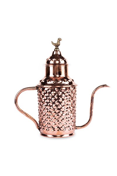 Genel Markalar Bakır Yağdanlık Piramit Desenli Yağlık  Sirke Sosluk 750 ml