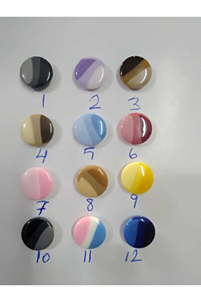 Elit Çubuk Ebruli Bebek Yelek Düğmesi No:2 Deki Model