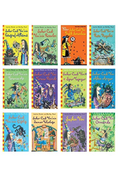 İş Bankası Kültür Yayınları Sakar Cadı Vini Seti 12 Kitap