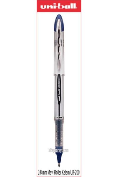 UNİ-BALL Uniball Vision Elite 0.8 Mm Mavi Roller Kalem Ub-200