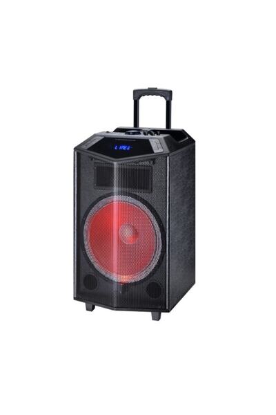 Disco Işıklı 15 Taşınabilir Hoparlör Sistemi 400w