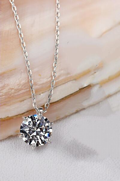 Crystal Diamond Zirconia 2 Karat Kolye