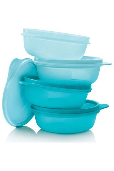 Tupperware Candy Containers 4 Pieces Breakfast & Refrigerator Storage Set 300 Ml Mavicanımevimm
