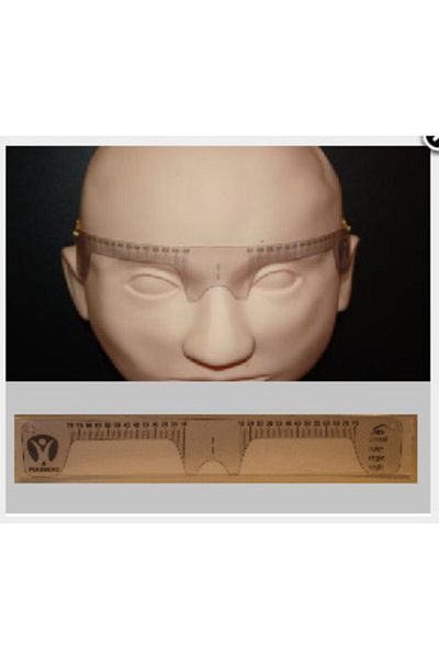 GOLDEN ARROW Eyebrow Measuring Ruler Straight