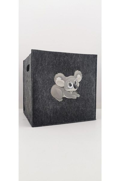 Art Bee 30X30X30 cm Koala Patterned Children's Basket - Multi-Purpose Organizer