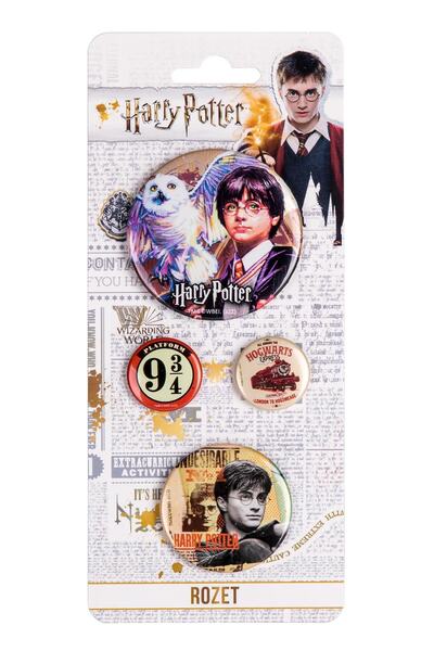 GiFi Rozet & Broş Harry Potter Hogwarts Express 4 Adet Lisanslı