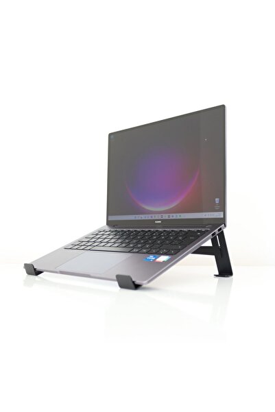Hansdo Metal Siyah Laptop Standı Yükseltici - Altlık - 13"_15.6" Laptoplar Il...