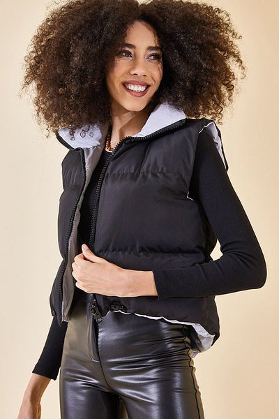 XHAN Weste - Schwarz - Puffer