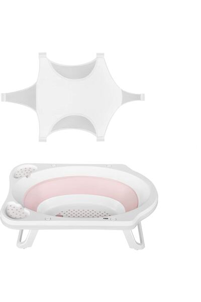 Magic Ahir Ticaret Katlanır Bebek Küveti Ve Yıkama Filesi (pudra)