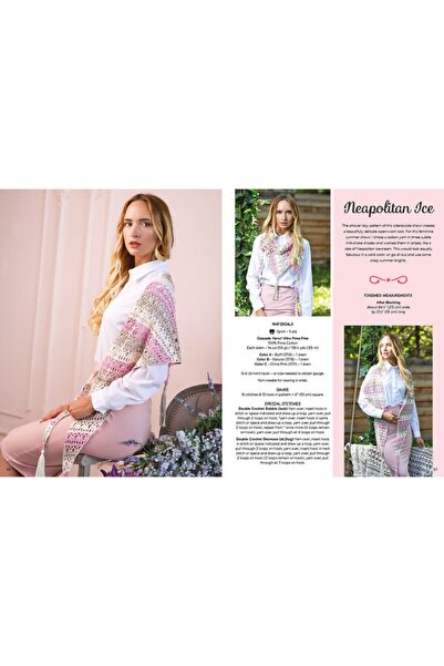 Tuva Yayıncılık Delicious Crochet Shawls 21 Special Design Knitted Shawl Project English