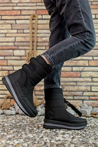 Giygez Ανδρικό μαύρο Trekking Carbot με ορθοπεδική αντιολισθητική σόλα