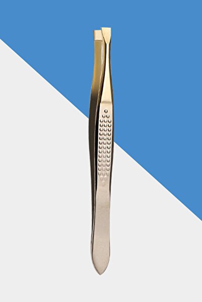Uniquem Gold Altın Cımbız Profesyonel Yassı Uç Kaydırmaz