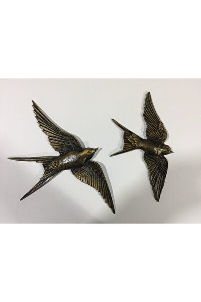 IDYLL Kırlangıçlar Metal Döküm Duvar Süsü Ev Aksesuarı Ev Hediyesi Duvar Dekorasyonu