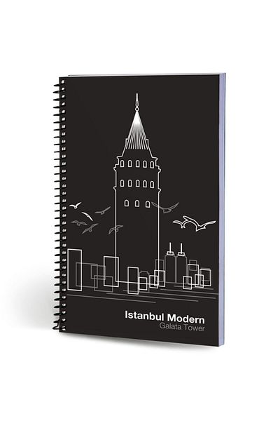 Le Color Istanbul Modern Notebook Striped Galata