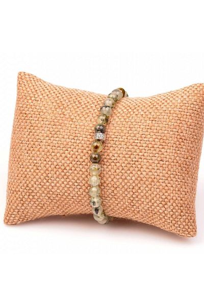 Taş Sandığı Prehnite Stone Bracelet 6 mm