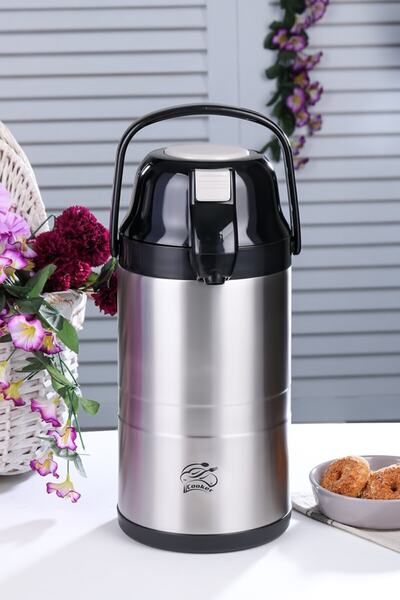 Cooker Steel 3.5 Lt. Pump Thermos