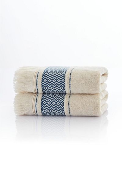 Navy Kitchen Towels, 2-Pack