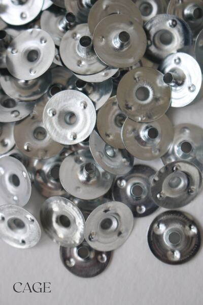 Cageartstudio Mum Sabitleme Demiri - Çıt Çıt 50 Adet ( Mum Yapım Malzemesi )