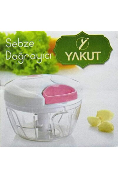 YAKUT Ipli Çekmeli Sebze Doğrayıcı 3 Bıçaklı El Blender Rondo