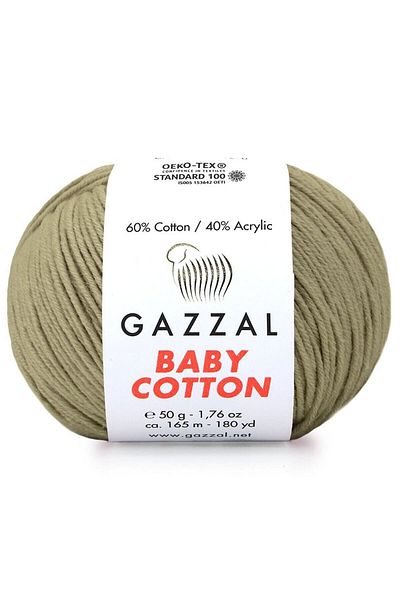 Gazzal Βρεφική κλωστή 3464 |   Σχοινί Amigurumi |   50 γραμμάρια