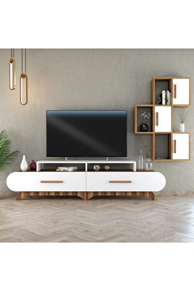 Variant Mobilya Flora Duvar Raflı Tv Ünitesi