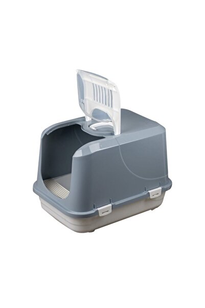 ÇINAR DİZAYN Büyük Xxl Kapalı Tuvalet A Kalite Gri 65x50x45 (original)