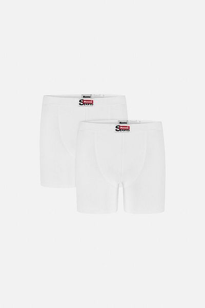 Kom 2 Pack Boxer Arsenal, ίσιο μακρύ βαμβακερό Lycra ανδρικό μπόξερ