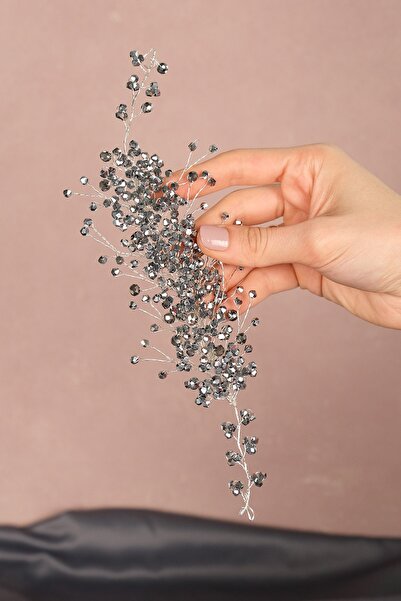 Limelia Αξεσουάρ μαλλιών με κρυστάλλινες χάντρες νυφικής κορώνας Deren