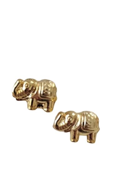 Lade نموذج الفيل سوار قلادة خلخال فاصل مطلية بالذهب 5 قطع مواد المجوهرات