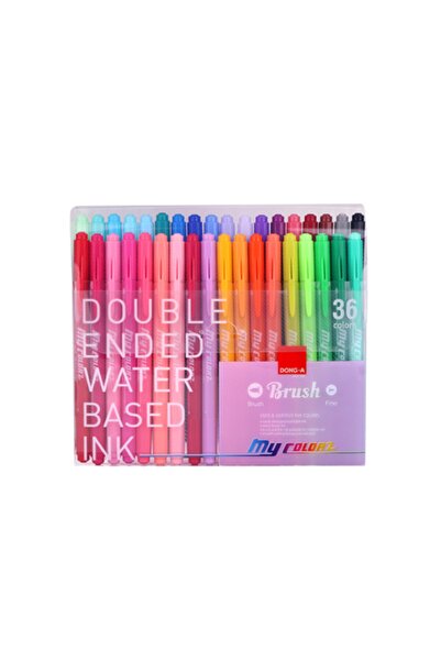 Dong-A My Color2 Çift Taraflı Keçeli Kalem 36'li Set