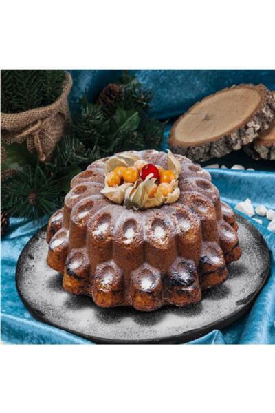 Taç Taç Döküm Kek Kalıbı Özlem - Siyah