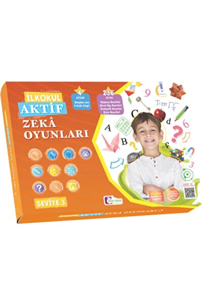 Mor Elma Yayıncılık Ilkokul Aktif Zeka Oyunları Seviye-3