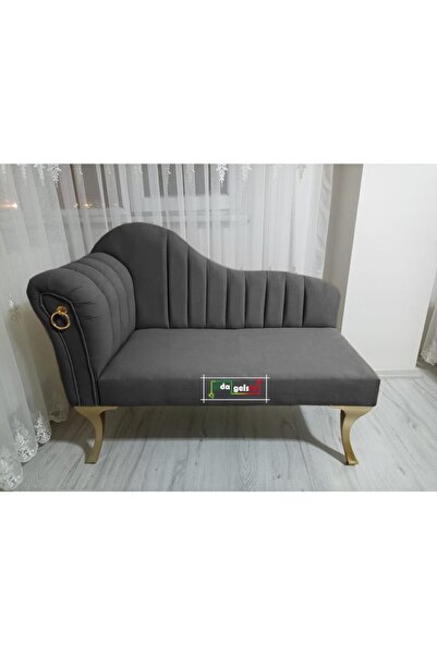 aldagelsin Yeni Model Ultra Lüks Alda Çizgili Josefin Bench Puf