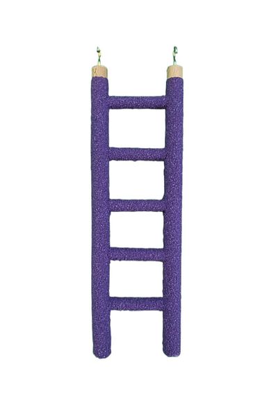 Wooden Bird سلم خشبي رملي 5 خطوات (لون بنفسجي)