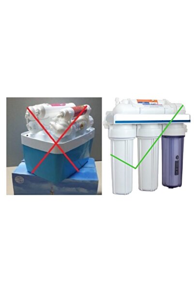 alkalinees Açık Kasa Su Arıtma Cihazları Için Ön 3 Filtre Sediment Gac Cto