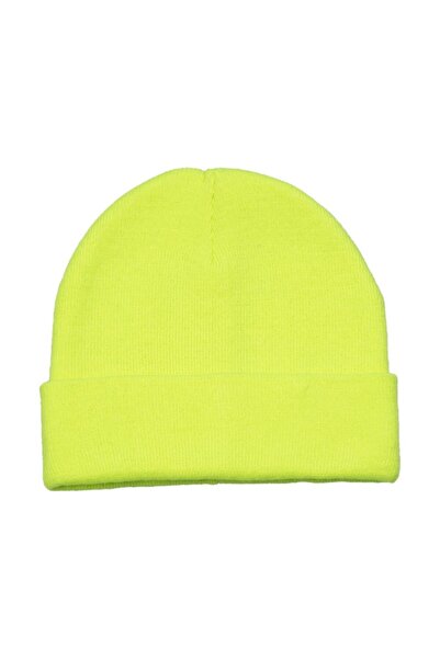 eleven market Neon Basic Bere Fosfor Yeşili Bere Unisex