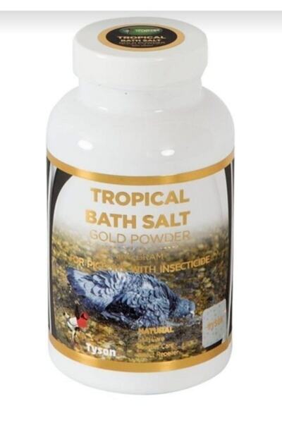 TYSON Tropical Bath Salt 500 Gram Güvercin Tavuk Muhabbet Kanarya Kanatlılarda Banyo Tozu
